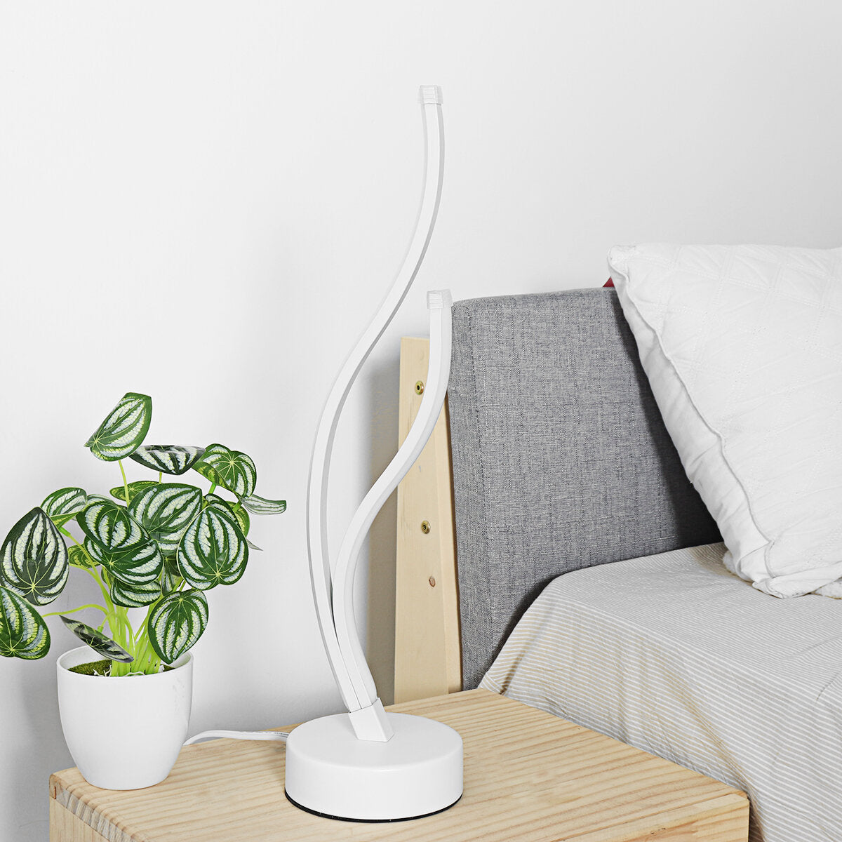 Modern LED Table Lamp for Bedside, Desk, and Bedroom - Night Lighting Fixture and Decoration