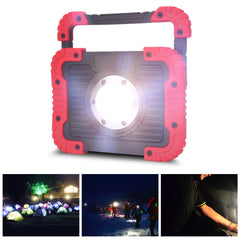 10W Portable USB Rechargeable LED COB Camping Light - Ideal for Hiking, Fishing, and Outdoor Flood Lighting