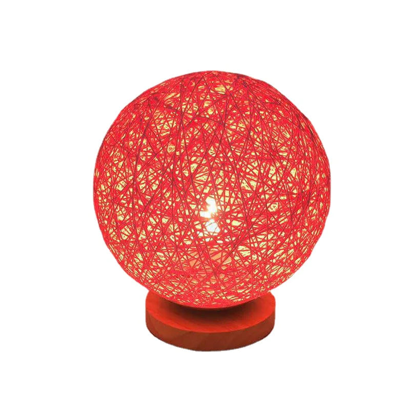 Ball Night Light Table Lamp - Bedside Bedroom Decor & Valentine Gift