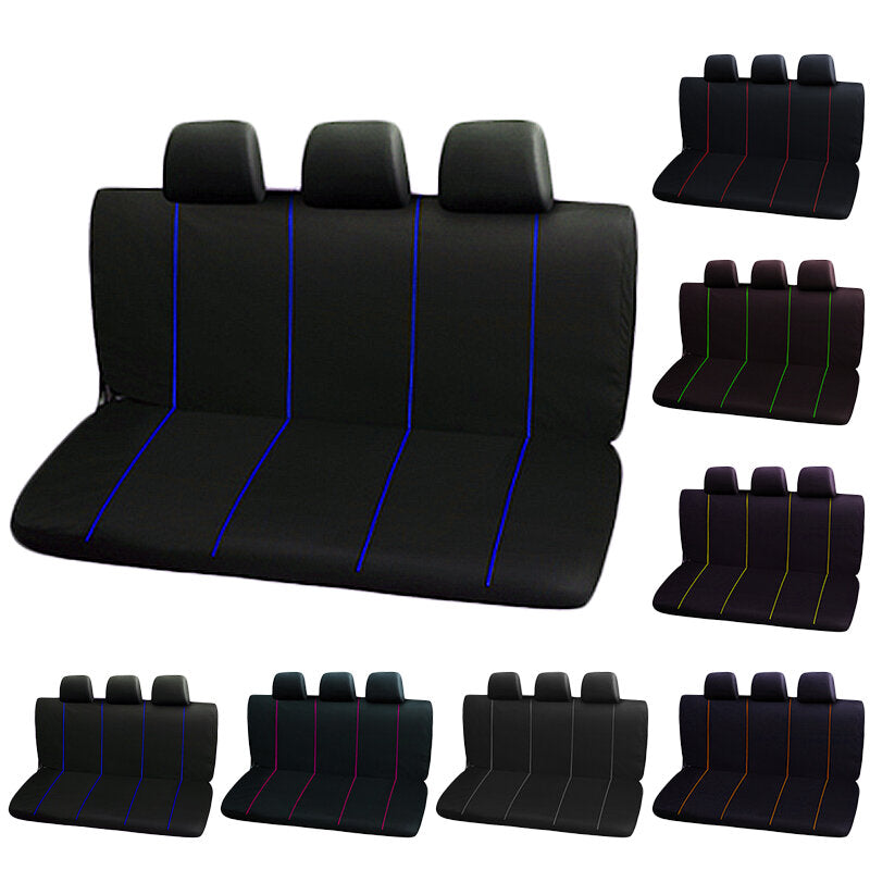 9-Piece Universal Car Seat Covers Set - Washable Front & Rear Seat Protectors with Headrest Covers