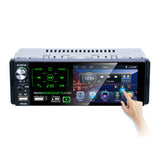 4.1" 1 DIN Car Stereo Radio MP5 Player Touch Screen FM/AM RDS Bluetooth USB Strong Bass with Backup Camera