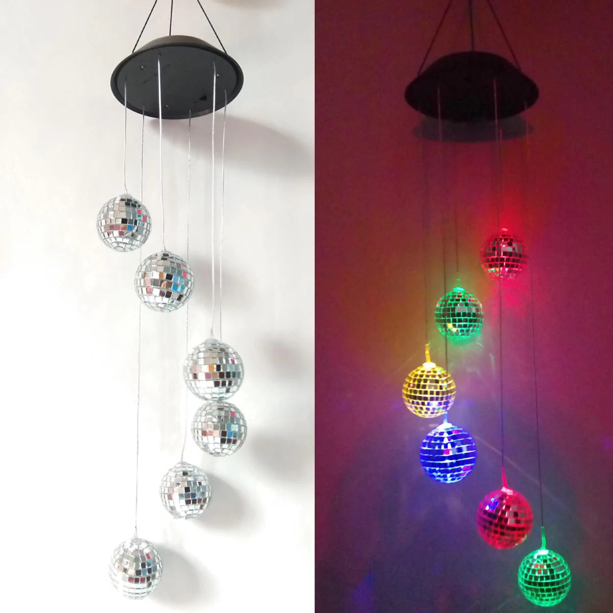 Solar Powered LED Wind Chimes Light - Color Changing Hanging Lamp for Garden and Yard