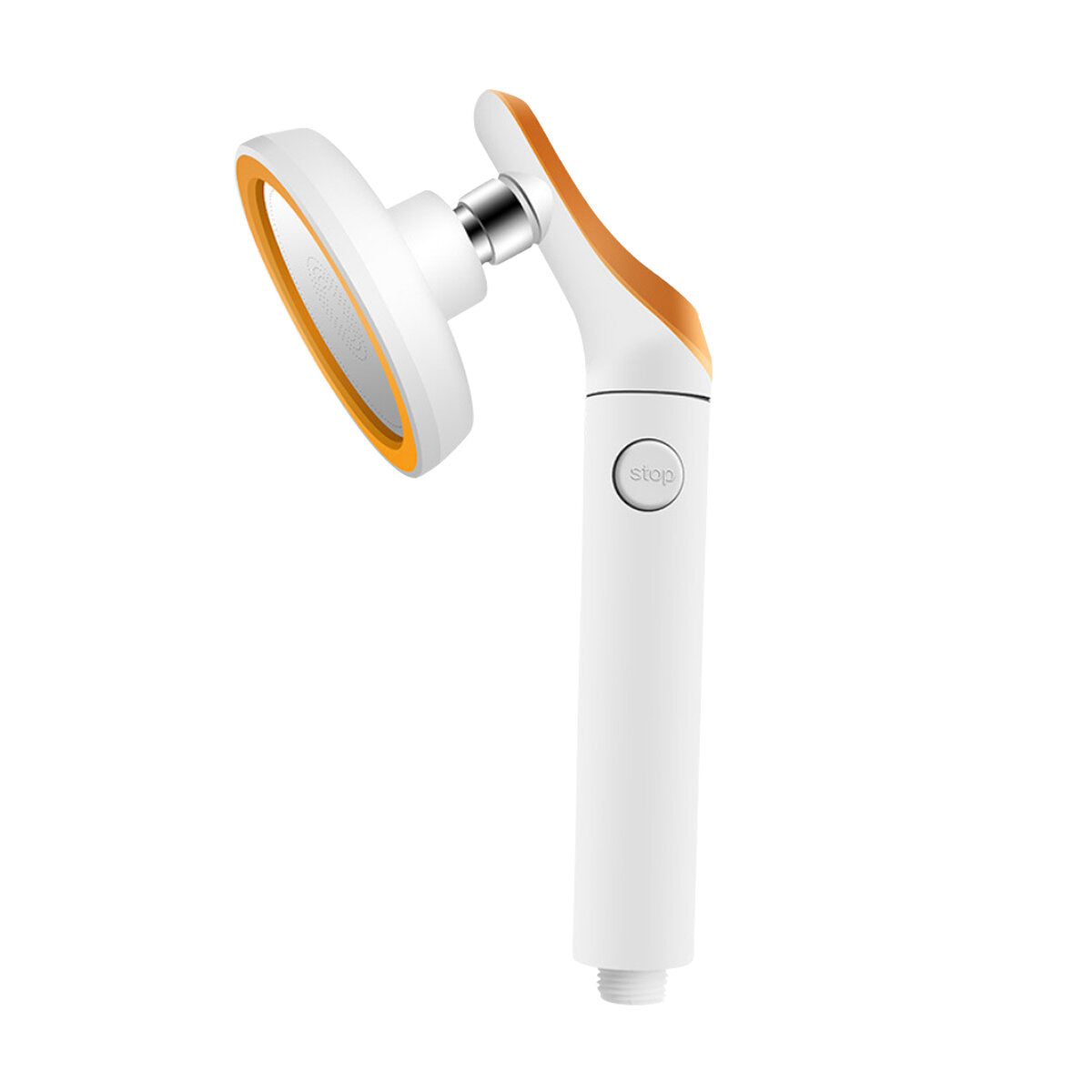 Water-Saving 360 Degree Rotating High-Pressure Shower Head with Stop Button