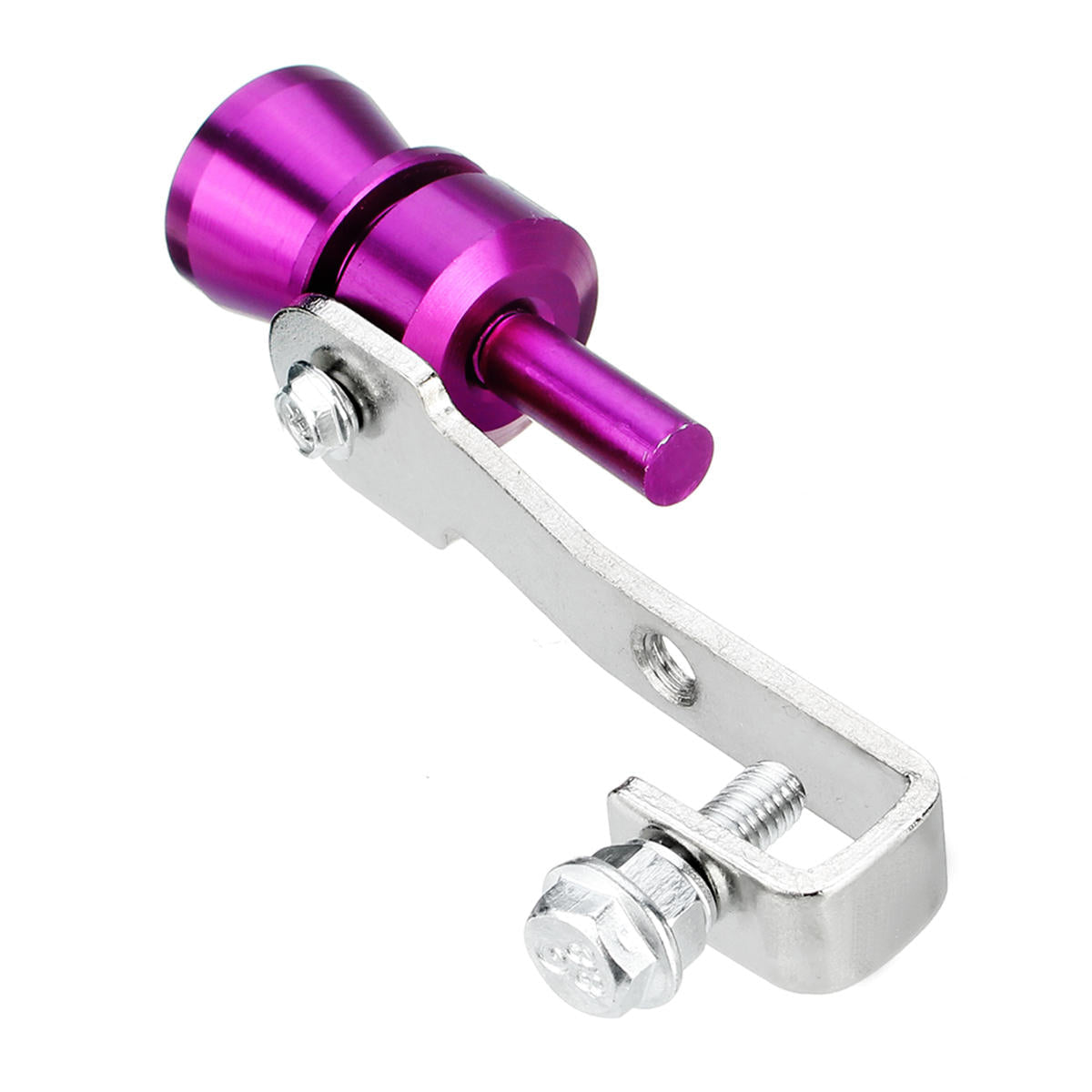 Purple Aluminum Turbo Sound Whistle Exhaust Muffler Simulator Pipe Blow-Off Valve - Available in S/M/L/XL