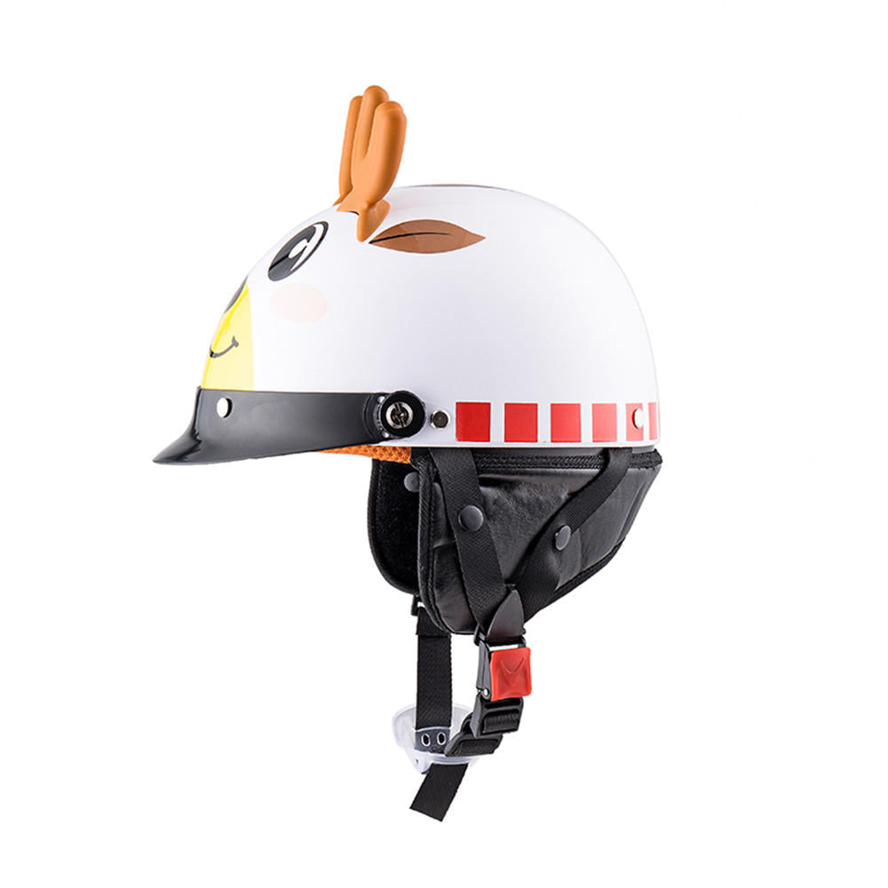 Niedlicher ABS-Kinderhelm mit Antibeschlaglinse, atmungsaktiv, Cartoon-Design, universelle Passform