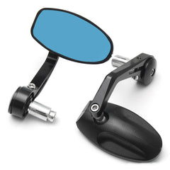 Motorrad-Lenkerend-Rückspiegel für 7/8", 22 mm Lenker - Passend für Moped, Dirtbike