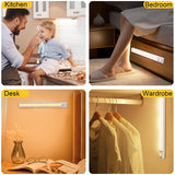 Wireless Rechargeable LED Night Light with Motion Sensor and USB Charging