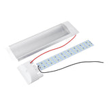 23CM 5W 72 LED White Interior Dome Light Bar DC 24V 6000K with Switch for Car Van RV Truck Trailer Boat