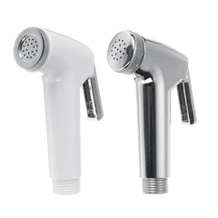 Chrome Toilet Bidet Sprayer Set - Hygienic Shower Head with Hose Nozzle