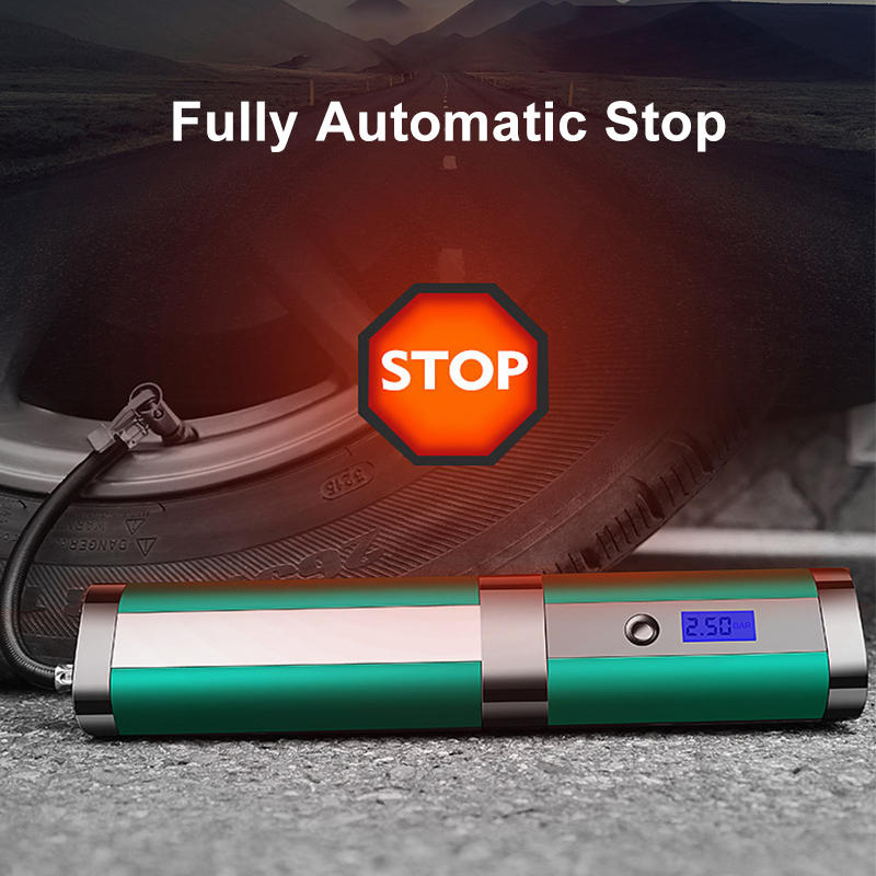 120W Wireless Air Tire Pump - 35L/min LED USB Compressor Digital Inflator for Motorcycle, Bicycle, Car