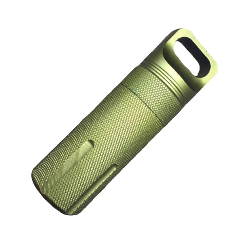 Waterproof Capsule EDC Hike Box - Outdoor Dry Bottle Seal Trunk Container for Medicine, Matches, and Survival Gear