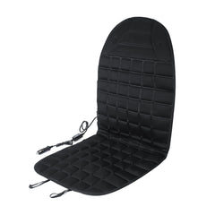 12V 30W Polyester Heated Car Seat Cushion - Winter Electric Warmer Mat for Front Seats