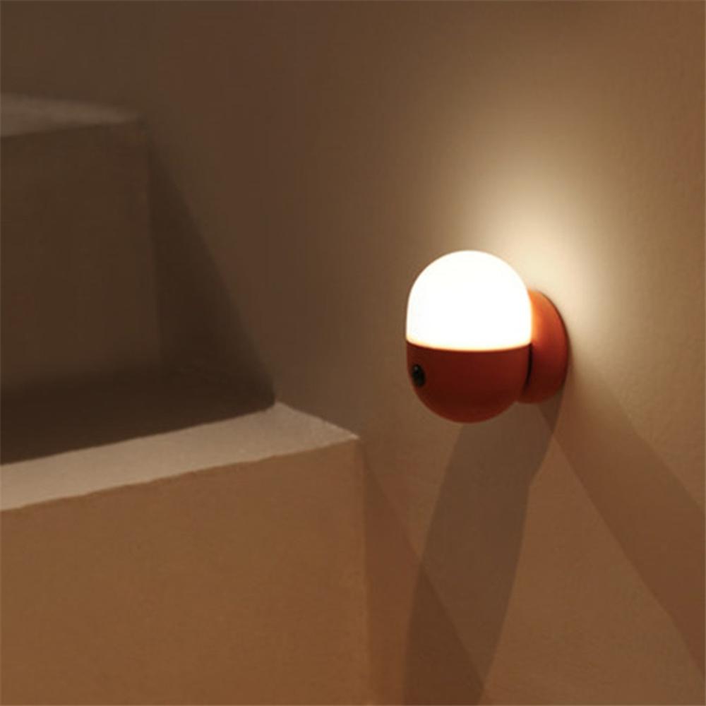 Portable LED Night Light - Rechargeable, Motion Sensor, Magnetic Wall Lamp for Desk, Stairs, Corridor