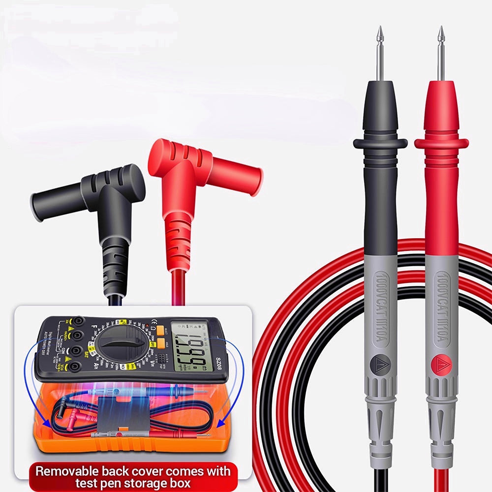 Ultra-thin Digital Multimeter - Auto Voltmeter AC/DC 220V Storage Meter