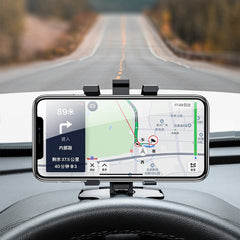 360 Degree Rotation Car Mobile Phone Holder for Sun Visor and Dashboard