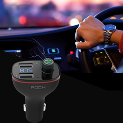 FM Bluetooth Car Charger 4.2 - Dual USB Digital Car Player and Charger