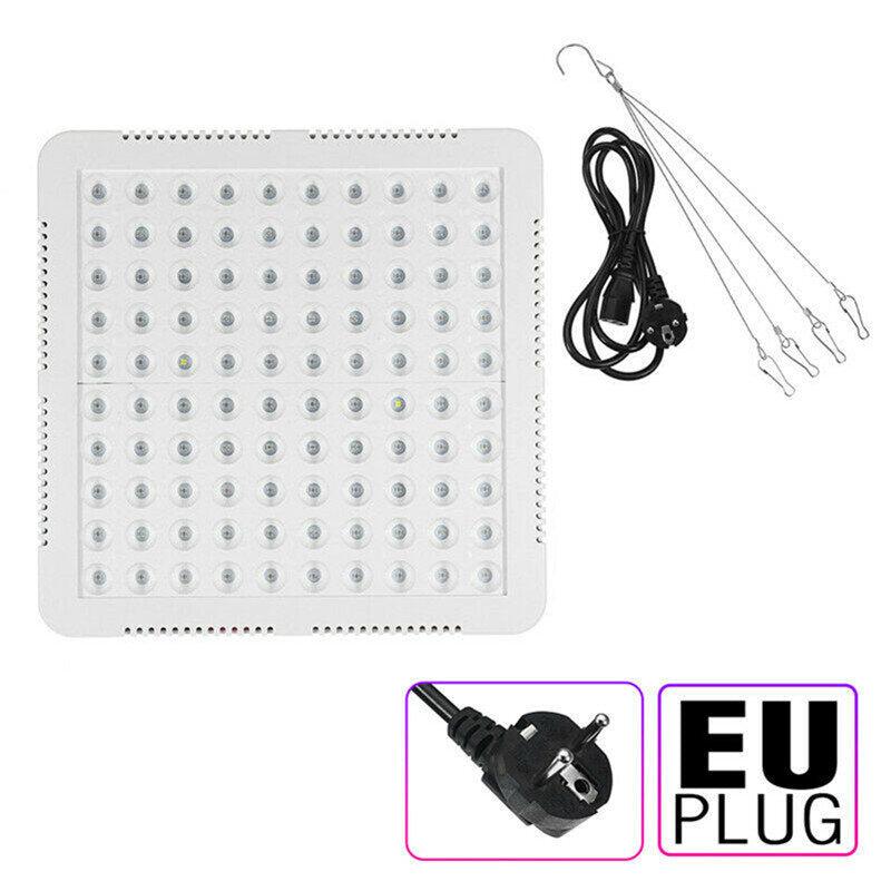 Full Spectrum LED Grow Light for Hydroponic Indoor Plants and Flowers, IP66 Rated