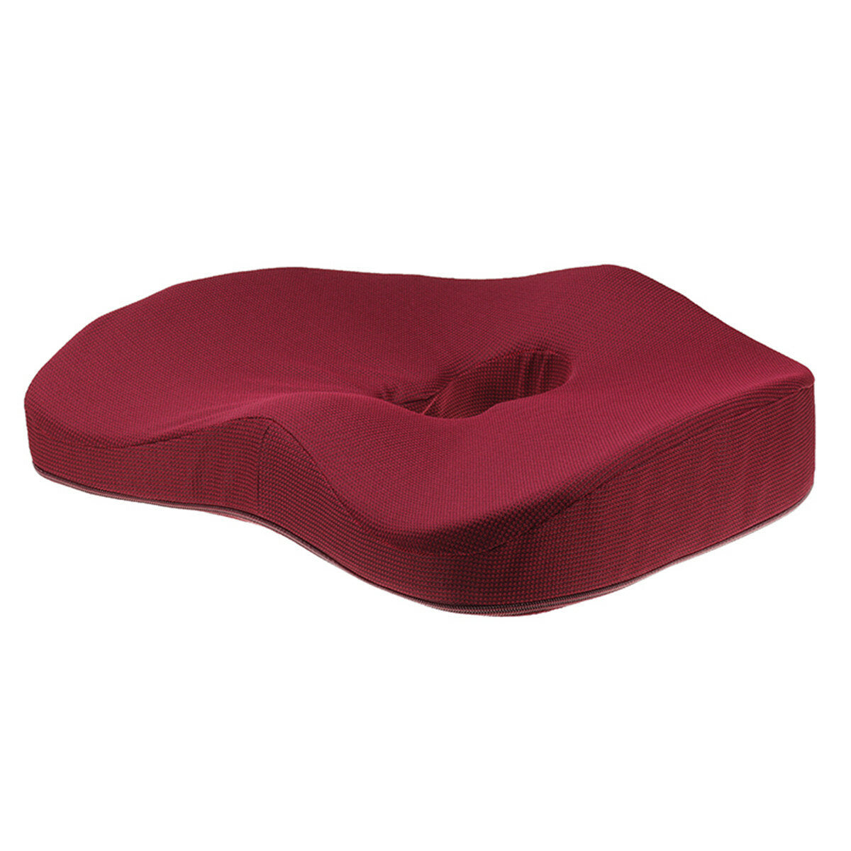 Memory Foam Car Seat & Office Chair Cushion - Hip Pain Relief & Height Booster