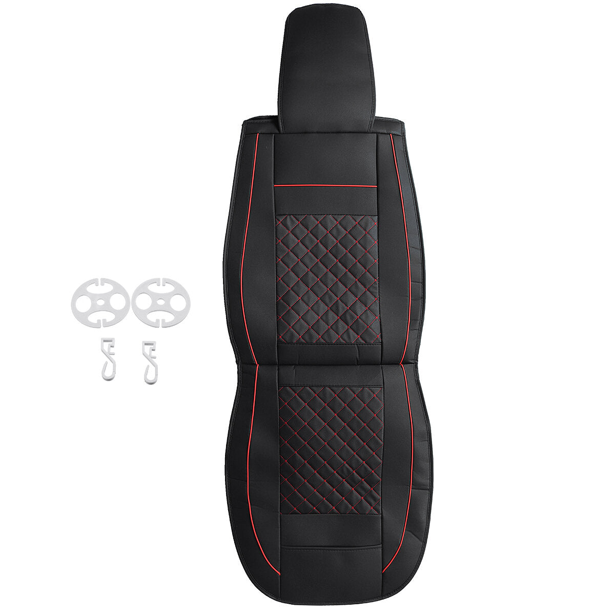 Universal Front Car Seat Mat Cover Cushion - Deluxe PU Leather Protector Pad, 1PC/5PCS