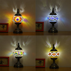 Handmade E27 Retro Turkish Moroccan Table Lamp - Romantic Home Bar Decor Fixture