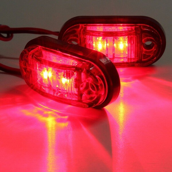 12V/24V Side Marker Lights for Car, Truck, and Trailer