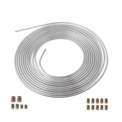 25Ft 3/16 Copper Nickel Alloy Brake Line Tubing Kit for Car Modification and Replacement