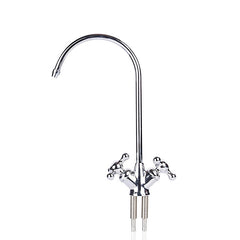 Brass Chrome Basin Sink Mixer Tap - Vertical Rotating Dishwashing Tap for Household Use