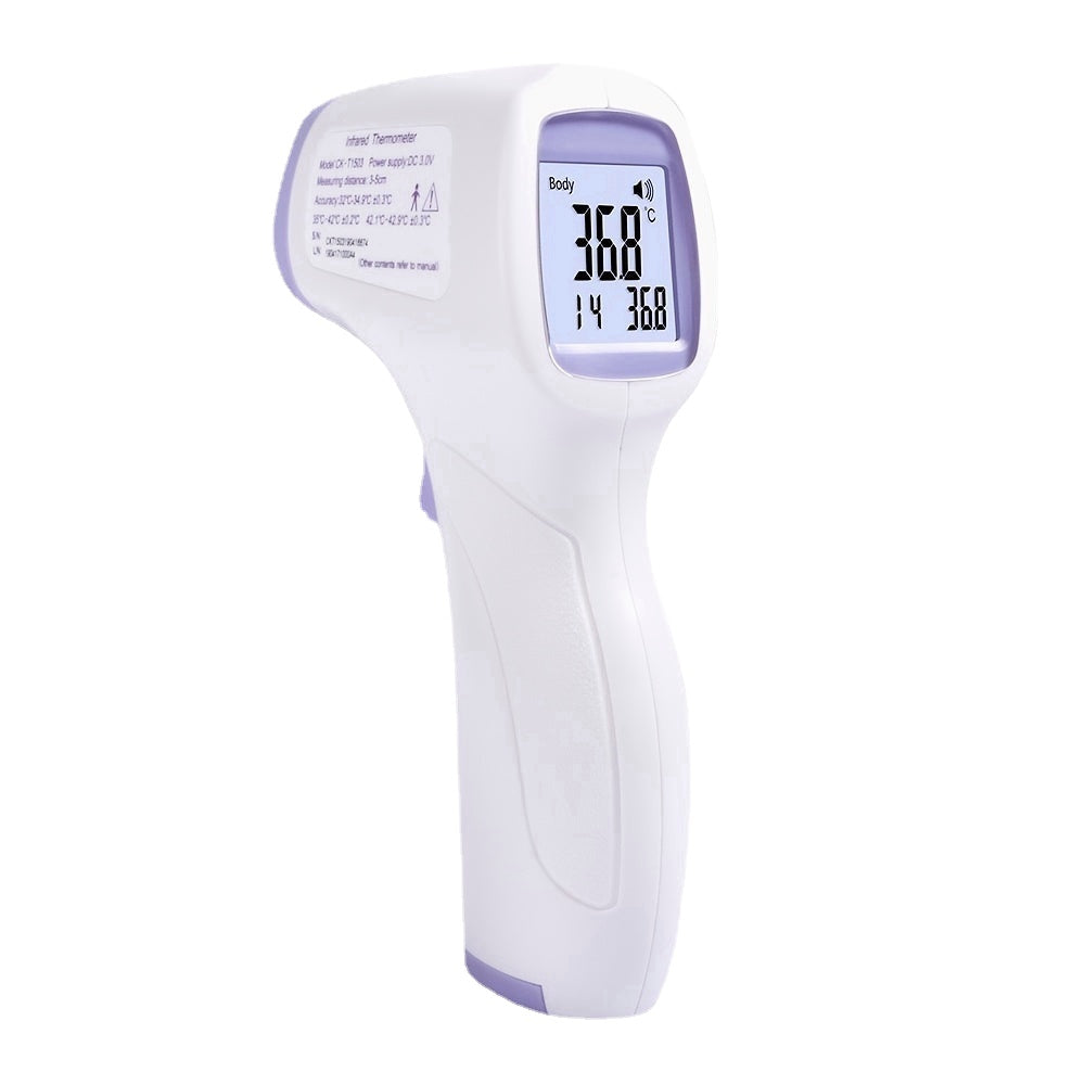 2-in-1 No-Touch Infrared Digital Thermometer with Fever Alarm for Body Surface