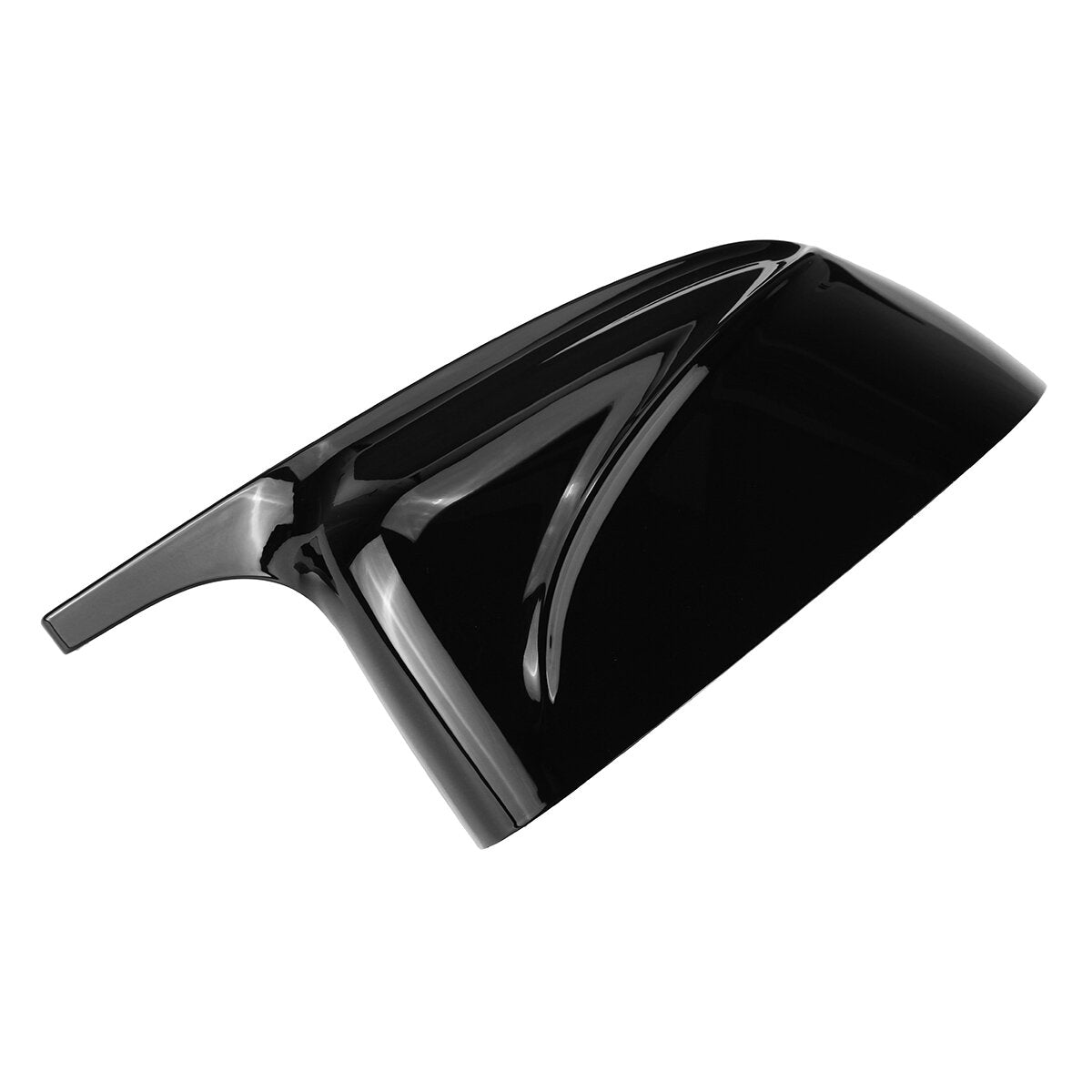 Glossy Black M Style Replacement Side Mirror Cover Caps