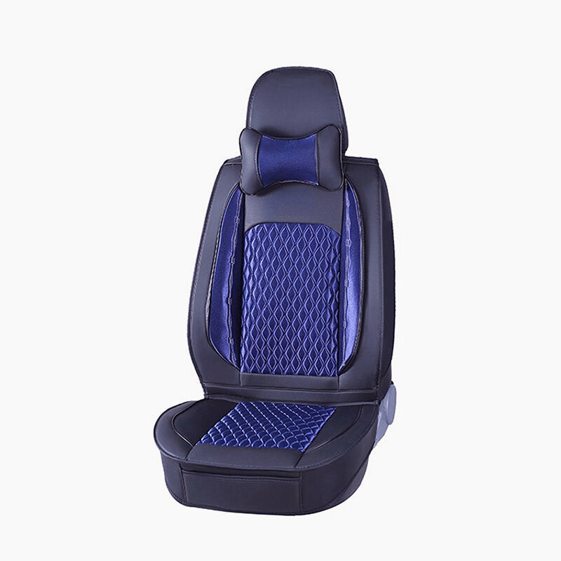 5D Breathable PU Leather Car Seat Cover Set - Full Surround Universal Seat Protector