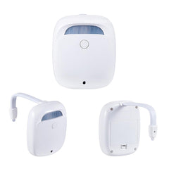 Anion Smart PIR Motion Sensor LED Night Light - Colorful, Battery-Powered Air Clean Toilet Lamp for Bathroom