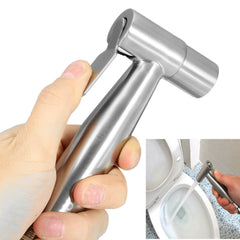 Stainless Steel Handheld Bidet Sprayer - Brushed Nickel Shattaf Diaper Cloth Shower Head