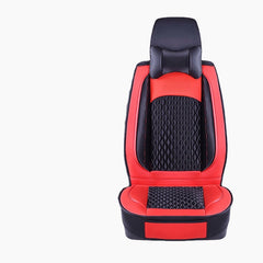 5D Breathable PU Leather Car Seat Cover Set - Full Surround Universal Seat Protector