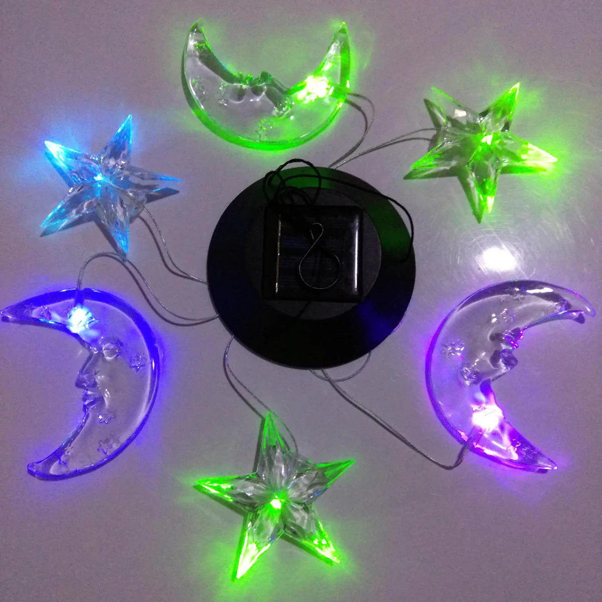 Solar Powered LED Wind Chimes Light - Color Changing Hanging Lamp for Garden and Yard