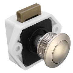 20mm Camper Car Push Lock for RV, Caravan, Boat, Motor Home Cabinet & Drawer Latch Button Locks