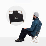 Ultralight Small Camping Chair with Aluminium Frame, Carry Bag, Folding Stool for Fishing, Outdoor Relaxing Bench