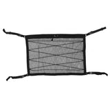 Double-Deck Foldable Car Roof Cargo Net Mesh Storage Bag with Pockets, Universal 78x53cm for SUV and Van