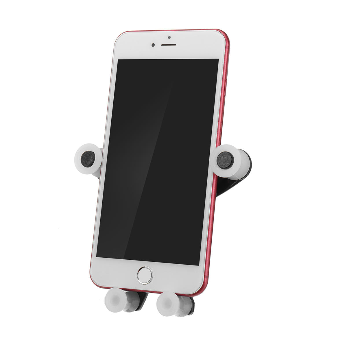 Gravity Automatic Air Vent Car Phone Holder - Cartoon Buckle ABS Stand Mount for iPhone X