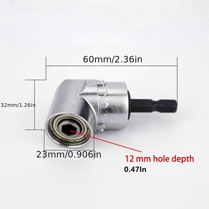 105-Degree Bend Screwdriver Head for Electric Drill Extension Parts