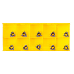 10Pcs Carbide Square/Triangle Blades U-Shaped Deep Hole Drill for Lathe