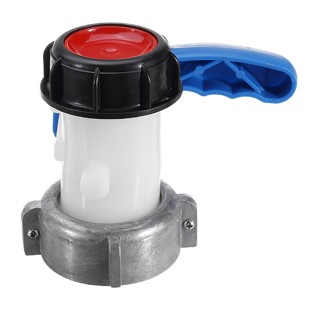 Universal Hose Connector Tap Shut Off Valve - Garden Accessories, Coarse Thread Tote Tank Adapter, Butterfly Valve Fitting for Home