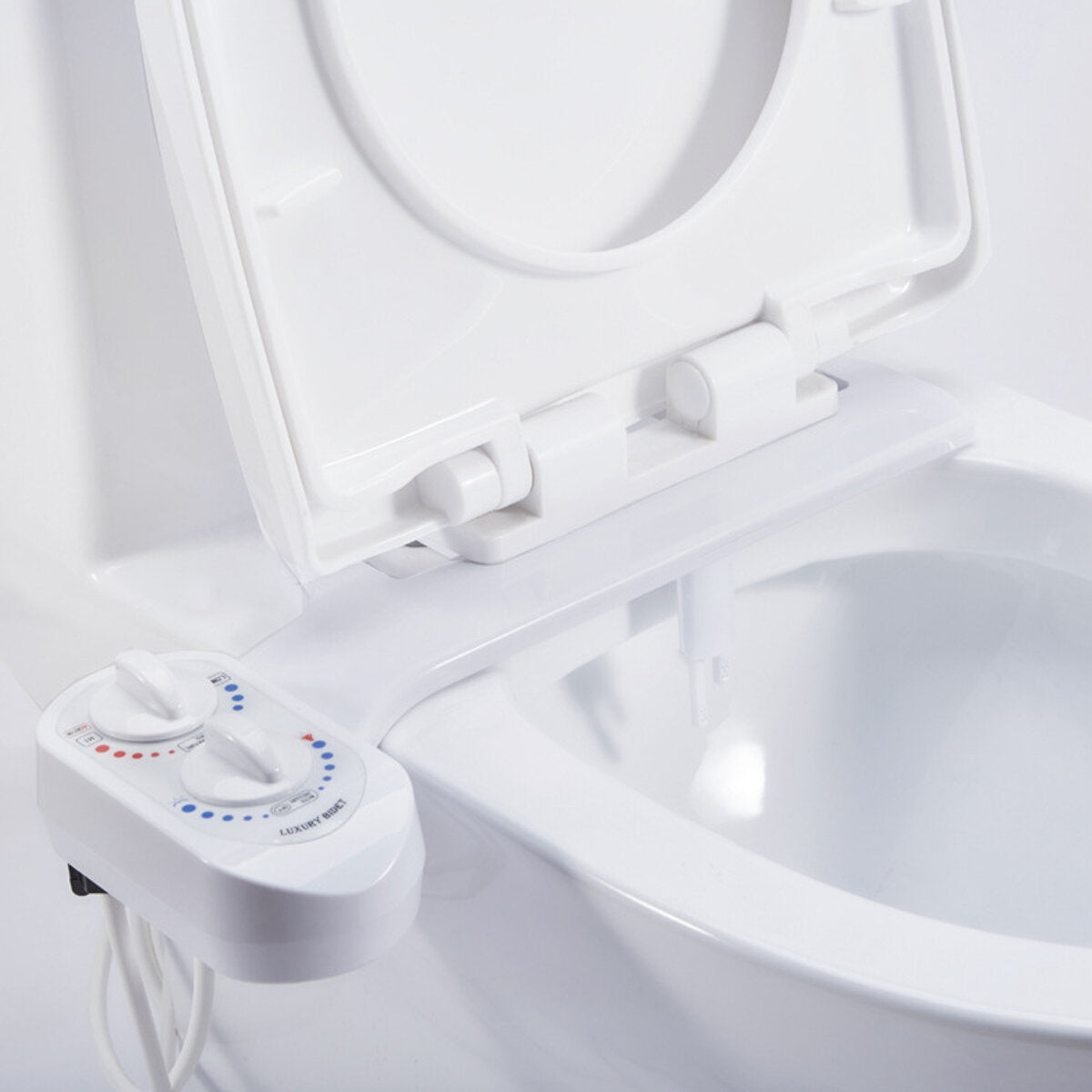 Smart Bidet Toilet Seat with Nozzle Fresh Water Wash Spray Cleaning Device