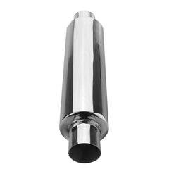 2.5" Exhaust Resonator Muffler Silencer Box 4"x18" High Flow Round - AU