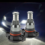 2PCS 10W 3500LM 6500K Car LED Fog Light Bulbs - Waterproof, Signal, Turn, Brake, Parking Lights Replacement