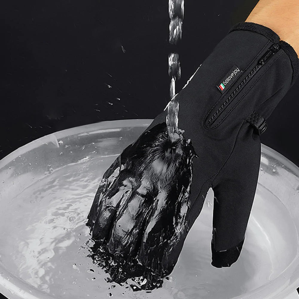 Outdoor Waterproof Gloves - Touch Screen, Warm, Thickened, Unisex for Riding, Hiking, Skiing, Sports