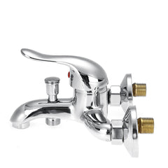 Wall Mounted Triplet Faucet for Bathroom Shower & Basin - Zinc Alloy Water Mixer