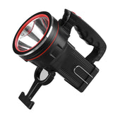 Portable LED Flashlight - Strong Light, USB Rechargeable, Power Display, Searchlight Torch