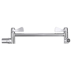 11" Solid Brass Adjustable Extension Shower Arm for Bathroom - Height & Angle Adjustable