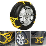 3PCS TPU Car Tire Snow Chains - Anti-Skid Safety Belts for Winter Driving