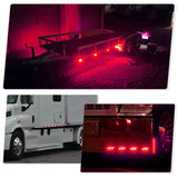 LED Side Marker Indicator Lights Clearance Lamp DC 24V for Truck, Trailer, and Bus